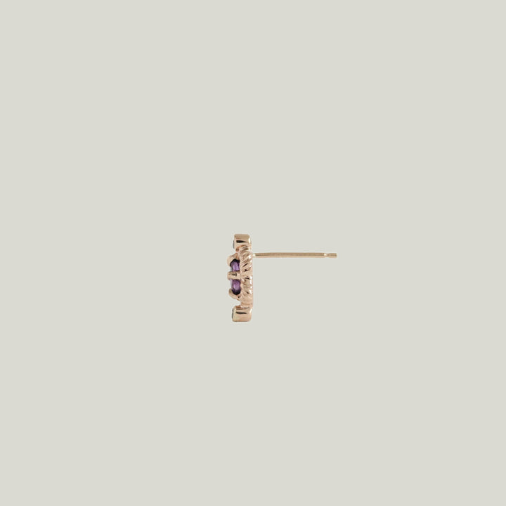 Amethyst Nuhte Earring (Single)
