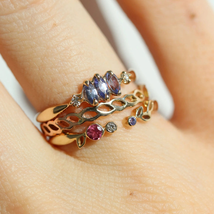Tanzanite Bombom Ring