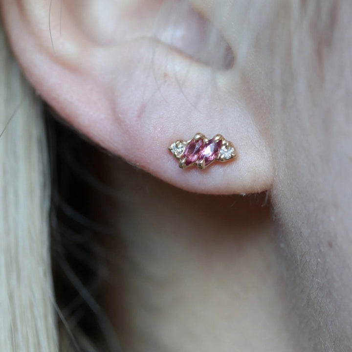 Tourmaline Bombom Earring (Single)