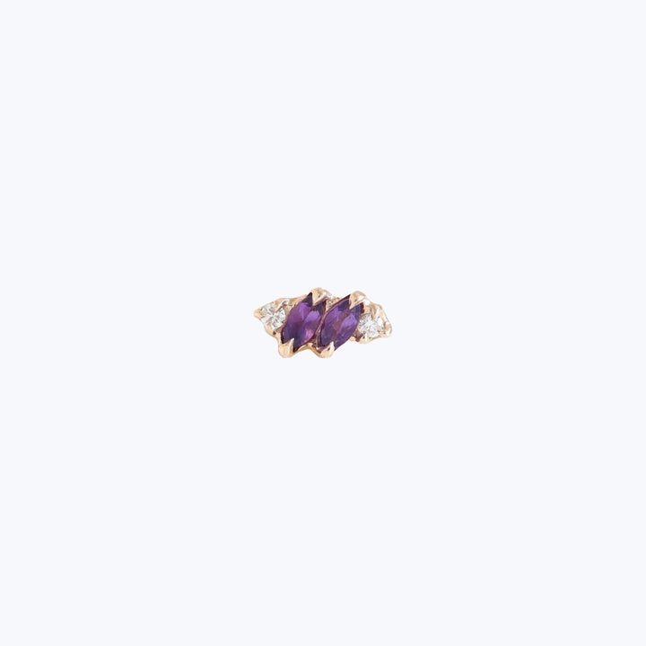 Amethyst Bombom Earring (Single)