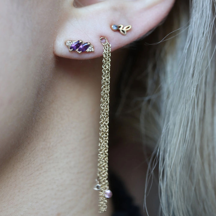 Amethyst Bombom Earring (Single)