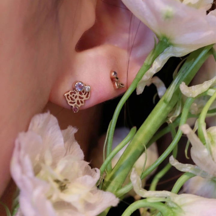 Sweet Rose Earring (Pair)