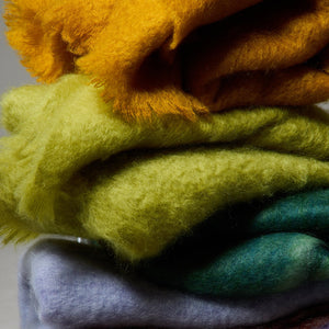 Mohair Throw Seafoam Green - hover