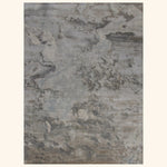 Beige Contemporary Silk Wool Blend Rug - 8'10" x 12'3"