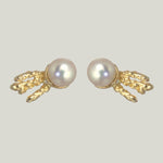 Moonbeam Japanese Akoya Pearl Studs