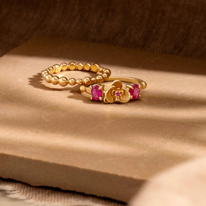 Beltane Orchid Ring