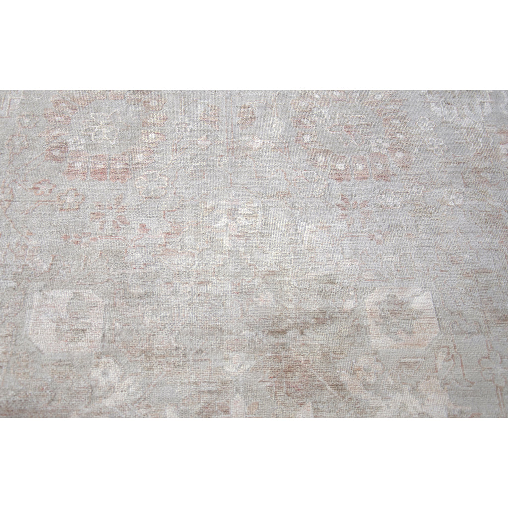 Peach Traditional Silk Rug - 8'11" x 12'3"