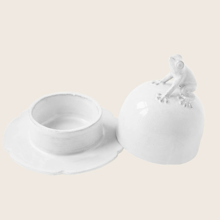 Small Frog Butter Dish