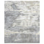 Silver Contemporary Silk Wool Blend Rug - 8'11" x 12'2"