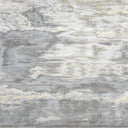 Silver Contemporary Silk Wool Blend Rug - 8'11" x 12'2"