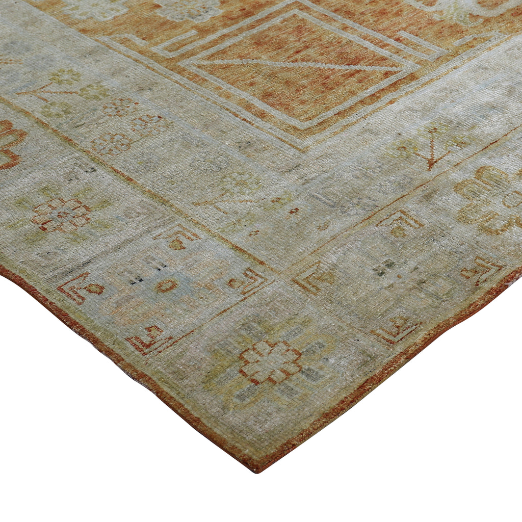 Ivory Alchemy Traditional Silk Rug - 8'9" x 12'5"