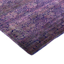 Purple Alchemy Traditional Silk Wool Blend Rug - 7'9" x 10'1"