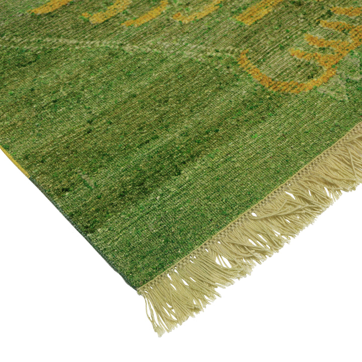 Green Alchemy Tiger Wool Linen Blend Rug - 8'3" x 10'2"