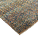 Brown Alchemy Contemporary Silk Wool Blend Rug - 9'9" x 14'2"