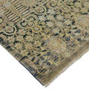 Multicolored Alchemy Traditional Silk Wool Blend Rug - 8'10" x 11'10"