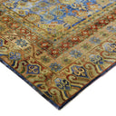 Gold Alchemy Traditional Silk Wool Blend Rug - 8'11" x 13'1"