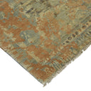 Multicolored Alchemy Traditional Silk Wool Blend Rug - 9' x 13'6"