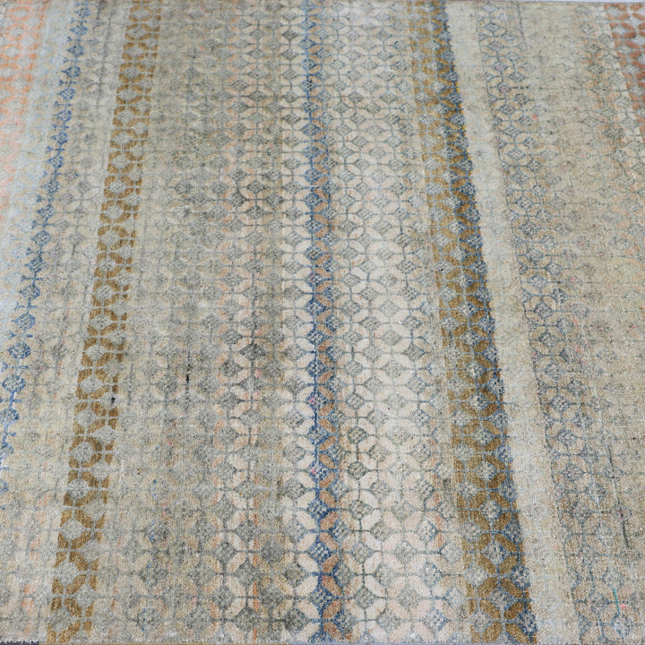 Multicolored Alchemy Contemporary Silk Runner - 3'10" x 13'2"