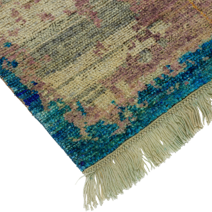 Pink Alchemy Contemporary Silk Rug - 9'1" x 11'9"