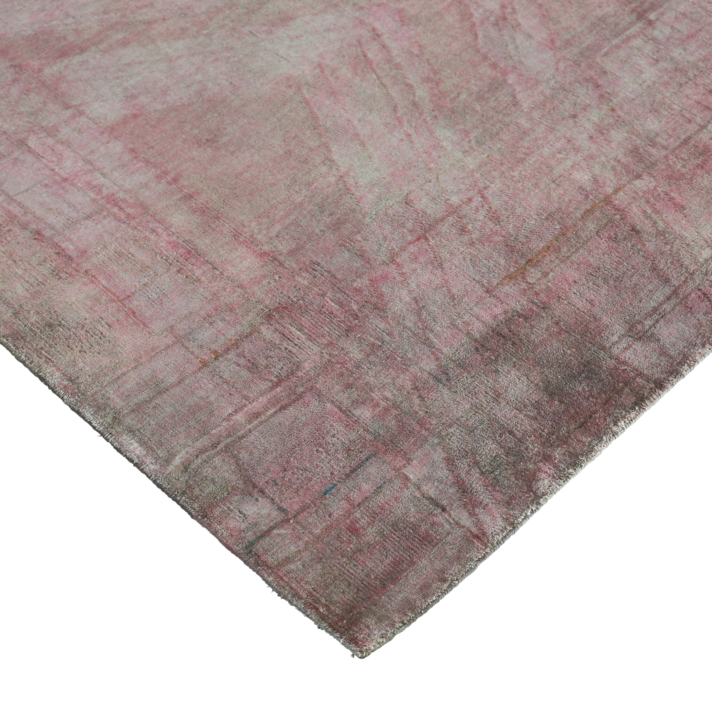 Pink Alchemy Contemporary Silk Rug - 8'8" x 12'3"