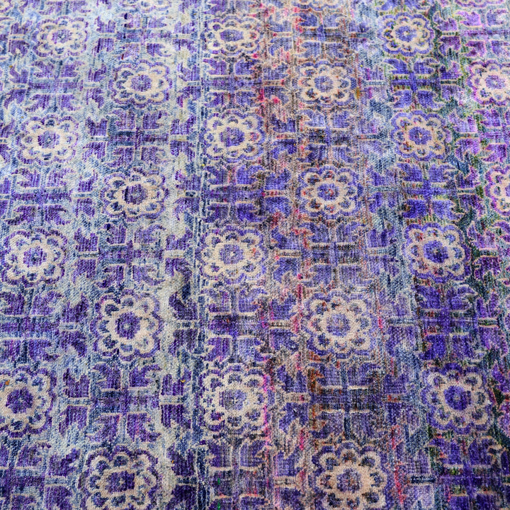 Purple Alchemy Contemporary Silk Runner - 3'1" x 14'11"