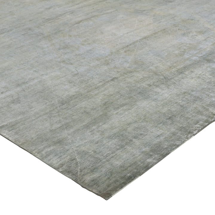Blue Alchemy Contemporary Silk Rug - 8'11" x 11'10"