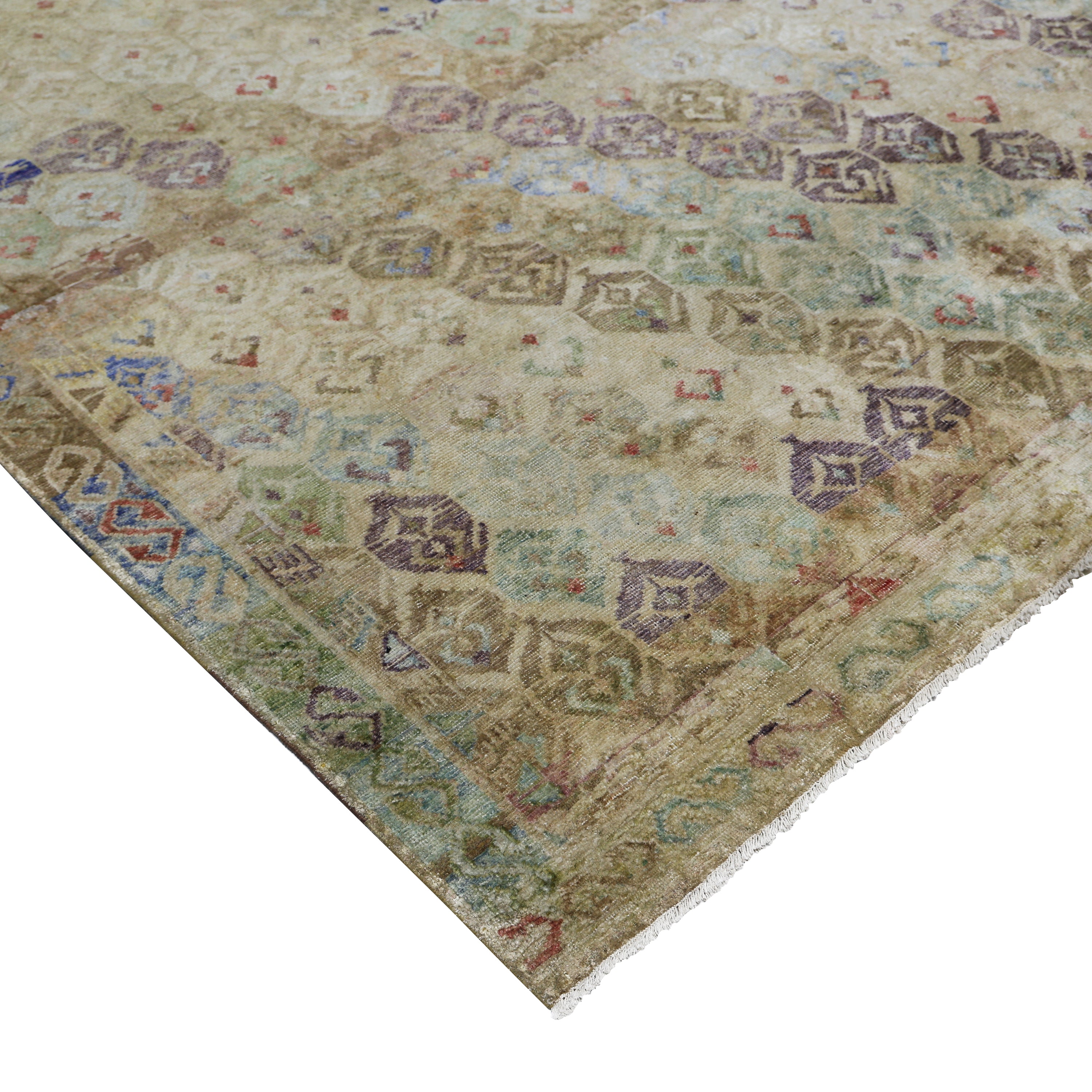 Multicolored Alchemy Traditional Silk Rug - 11'8" x 14'10"