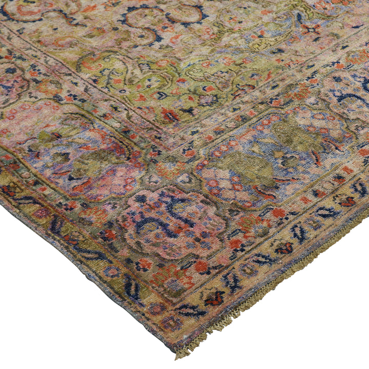 Pink Alchemy Traditional Silk Rug - 7'1" x 10'8"