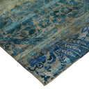 Blue Alchemy Contemporary Silk Runner - 3'1" x 11'7"