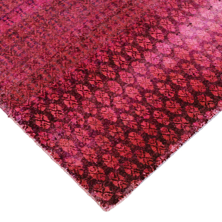 Pink Alchemy Contemporary Silk Rug - 8'11" x 11'8"