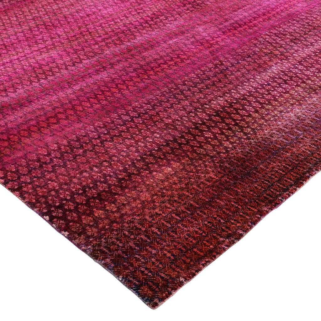 Pink Alchemy Contemporary Silk Rug - 11'8" x 15'5"