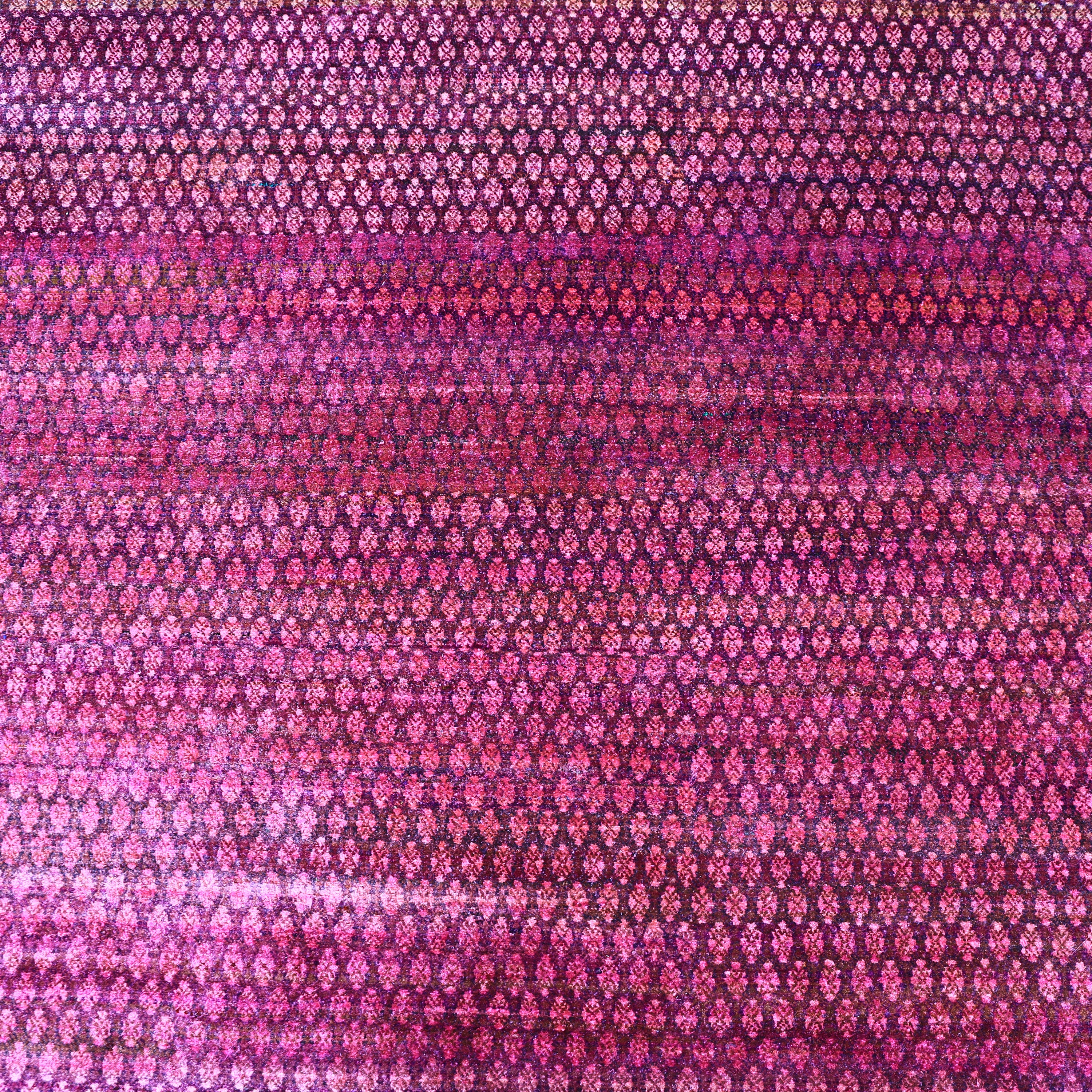 Pink Alchemy Contemporary Silk Rug - 11'8" x 15'5"