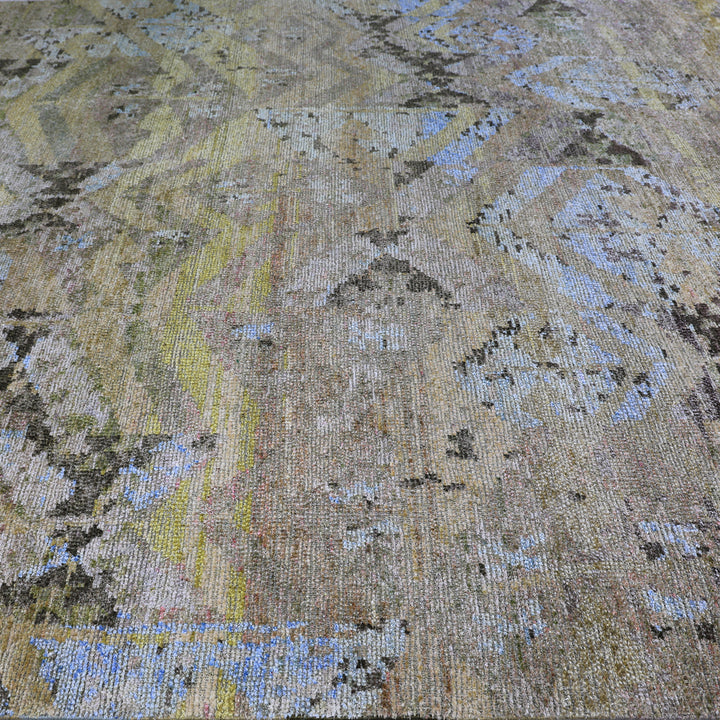 Natural Alchemy Contemporary Wool Linen Blend Rug - 8'3" x 10'8"