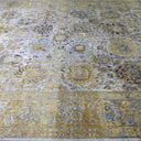 Gold Alchemy Traditional Silk Wool Blend Rug - 9'10" x 13'2"