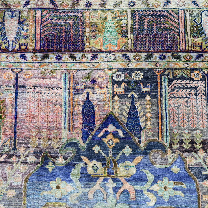 Multicolored Alchemy Traditional Silk Rug - 9' x 12'3"