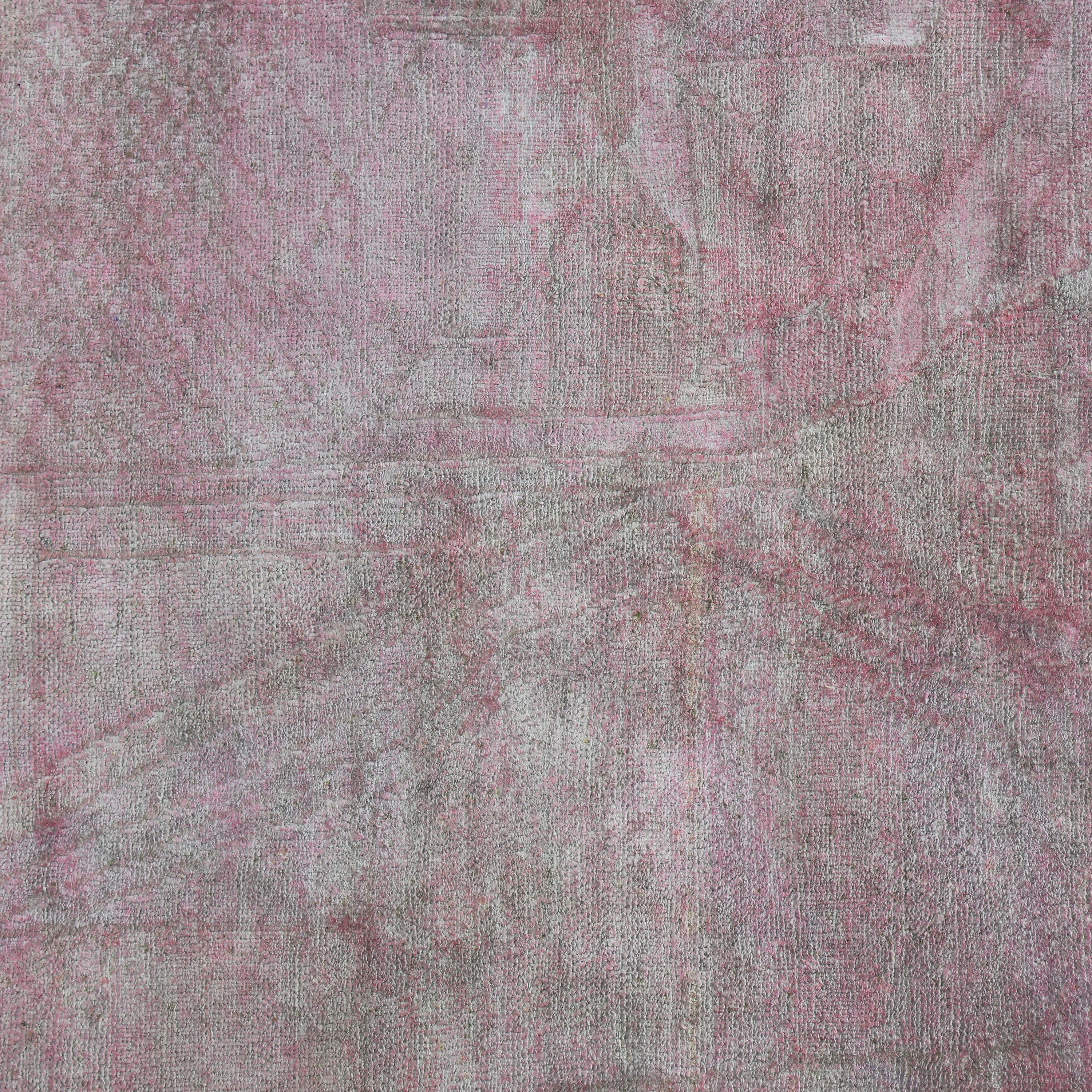 Pink Alchemy Contemporary Silk Rug - 8'8" x 12'3"