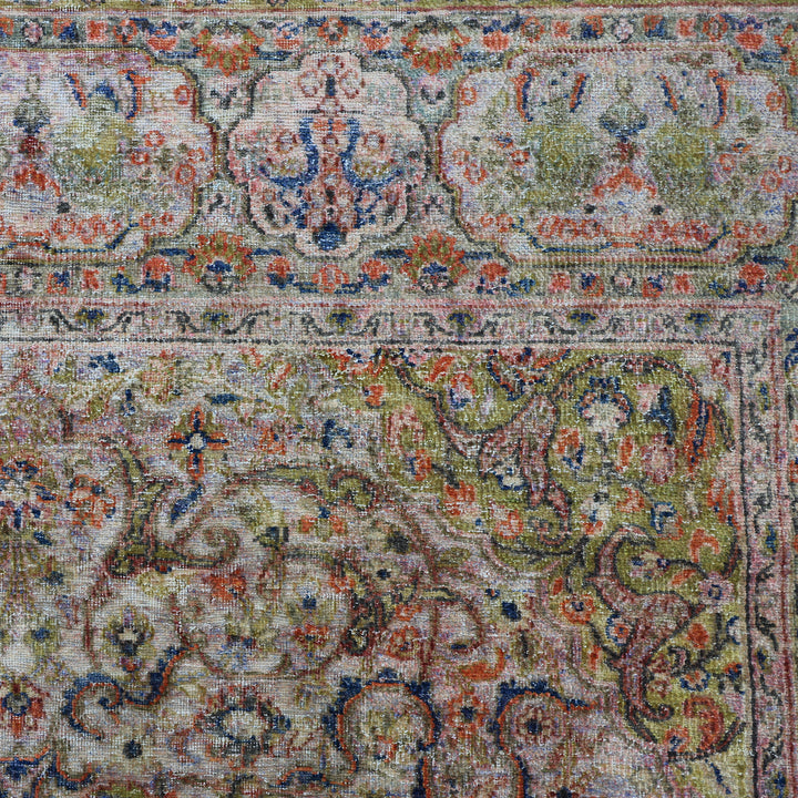 Pink Alchemy Traditional Silk Rug - 7'1" x 10'8"