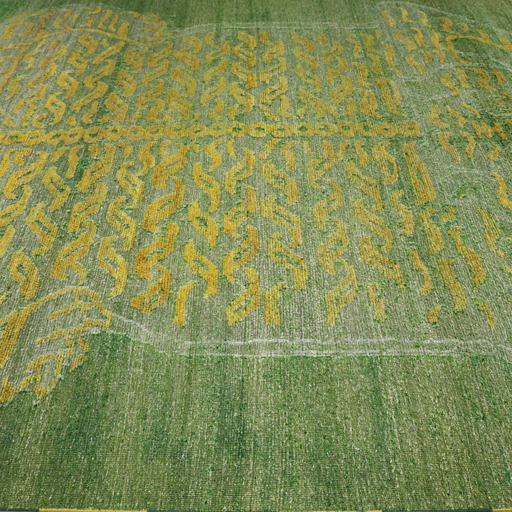 Green Alchemy Tiger Wool Linen Blend Rug - 8'3" x 10'2"