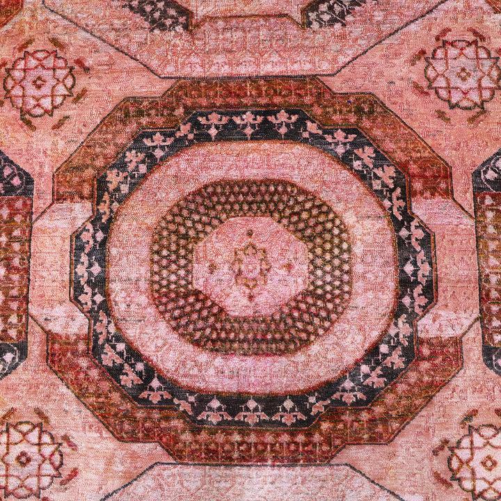 Pink Alchemy Traditional Silk Rug - 7'9" x 10'