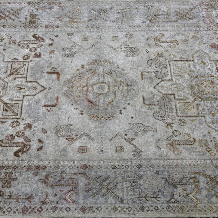 Multicolored Alchemy Traditional Silk Runner - 3'11" x 12'2"