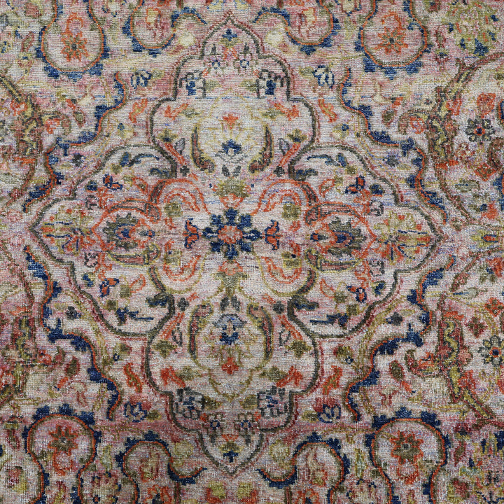 Pink Alchemy Traditional Silk Rug - 7'1" x 10'8"