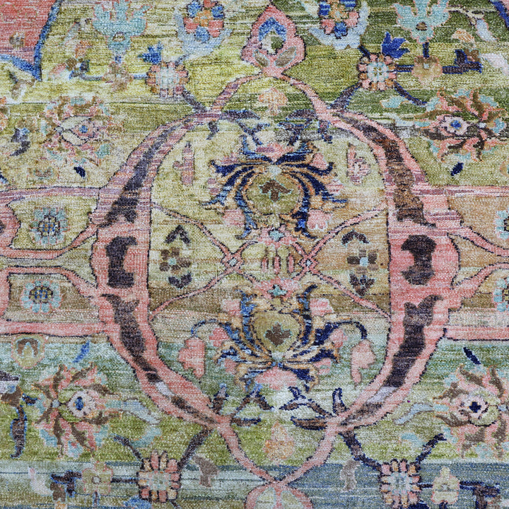 Multicolored Alchemy Traditional Silk Rug - 9' x 12'3"