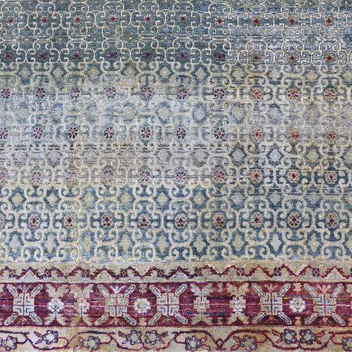 Sage Alchemy Traditional Silk Wool Blend Rug - 8'10" x 11'11"