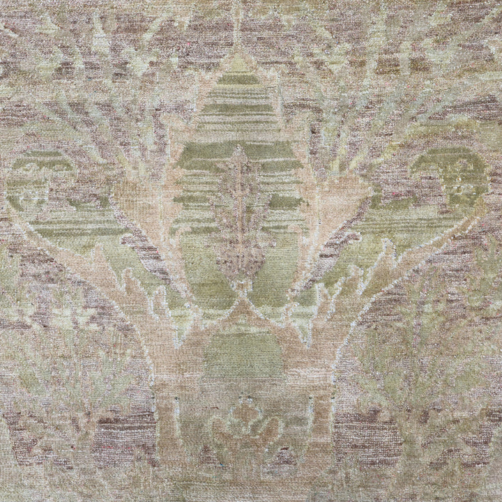 Gold Alchemy Traditional Silk Wool Blend Rug - 9'0" x 11'11"