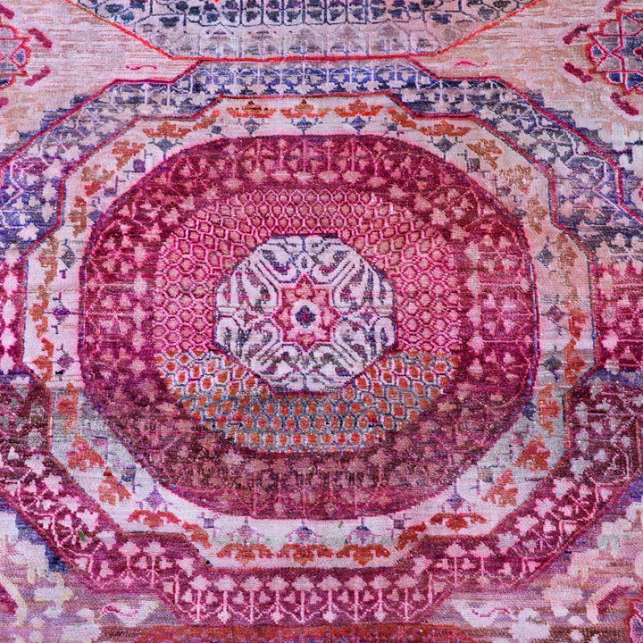 Pink Alchemy Traditional Silk Rug - 11'10" x 14'7"