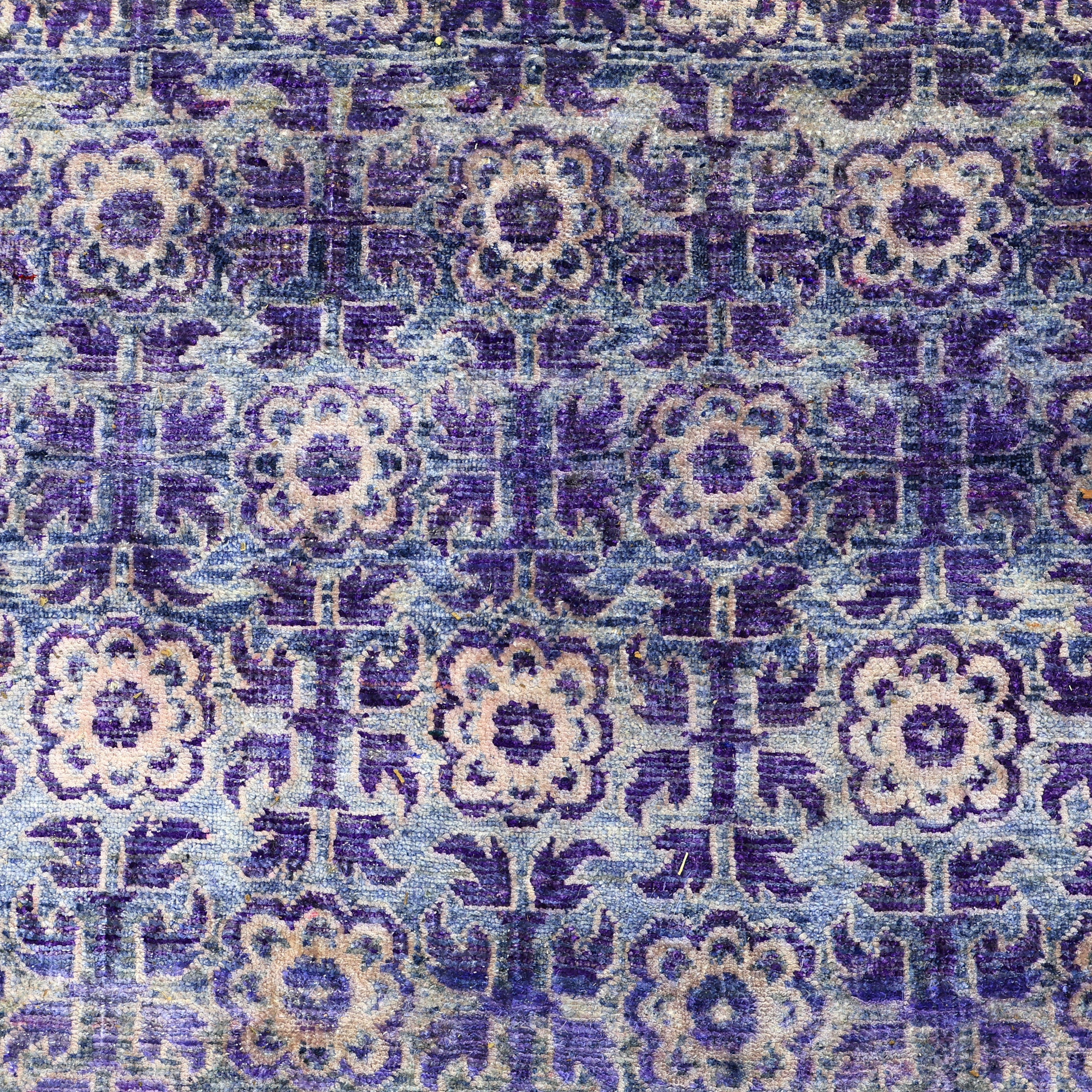 Purple Alchemy Contemporary Silk Runner - 3'1" x 14'11"
