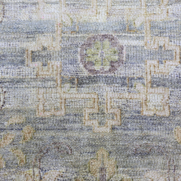 Grey Alchemy Traditional Silk Rug - 9'6" x 13'9"