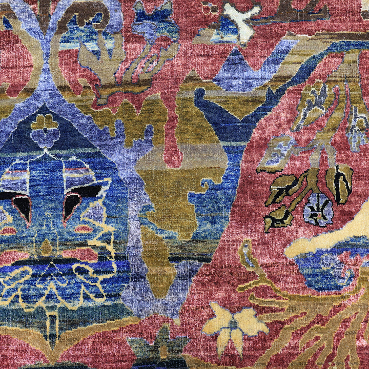 Multicolored Alchemy Traditional Wool Rug - 8'7" x 11'2"