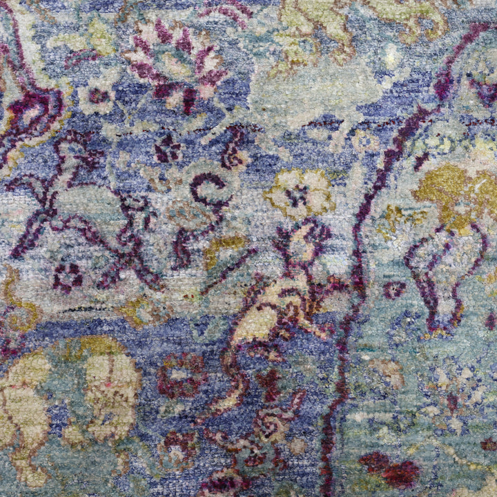 Purple Alchemy Traditional Silk Rug - 7'11" x 9'8"