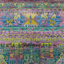 Multicolored Alchemy Traditional Silk Rug - 7'11" x 10'9"